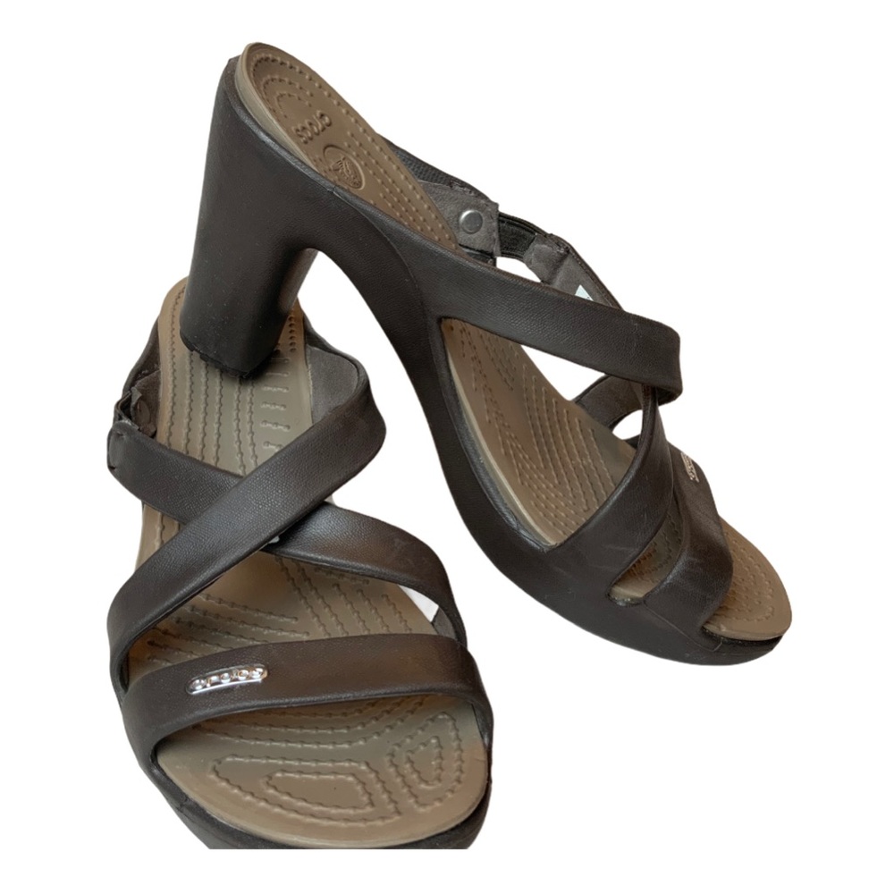 Crocs Wedges In Grey